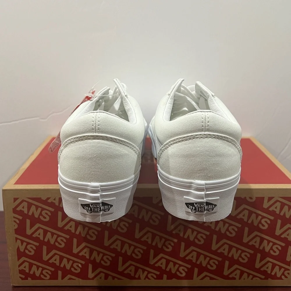 Vans, Old Skool Platform, VN0A3B3UWOO, True White - Picture 5 of 12